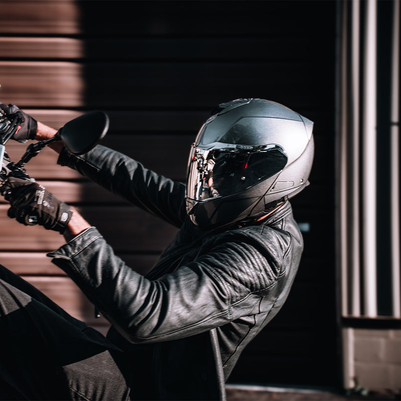 Load image into Gallery viewer, Daytona Glide Modular Motorcycle Helmet - DOT Approved, Bluetooth Ready, Dual Visor, Men/Women/Youth- Silver Metallic