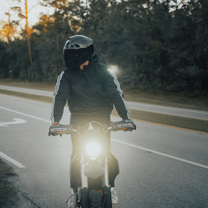 Load image into Gallery viewer, Daytona Glide Modular Motorcycle Helmet - DOT Approved, Bluetooth Ready, Dual Visor, Men/Women/Youth - Hi-Gloss Black