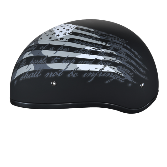 D.O.T. DAYTONA SKULL CAP- W/ 2ND AMENDMENT