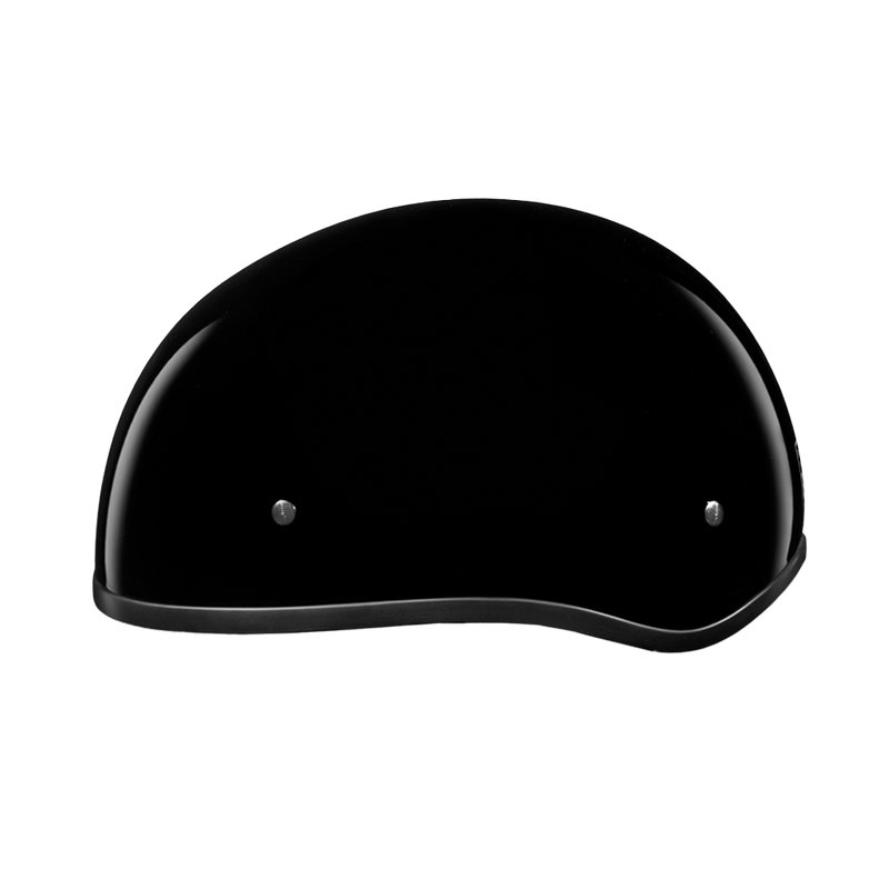 Load image into Gallery viewer, DOT Approved Daytona Skull Cap Half Shell Motorcycle Helmet - Beanie Style for Motorcycles, Cruisers, Scooters, and Mopeds W/O Visor- Hi-Gloss Black