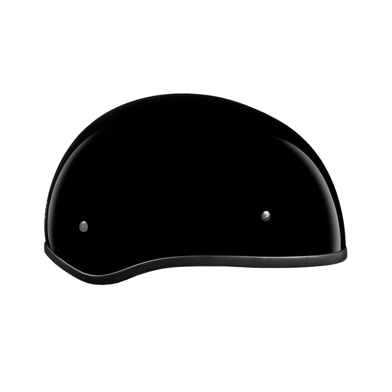 Load image into Gallery viewer, DOT Approved Daytona Skull Cap Half Shell Motorcycle Helmet - Beanie Style for Motorcycles, Cruisers, Scooters, and Mopeds W/O Visor- Hi-Gloss Black