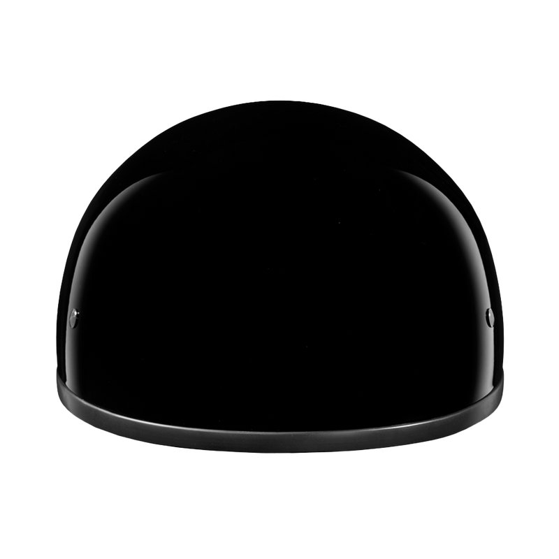 Load image into Gallery viewer, DOT Approved Daytona Skull Cap Half Shell Motorcycle Helmet - Beanie Style for Motorcycles, Cruisers, Scooters, and Mopeds W/O Visor- Hi-Gloss Black