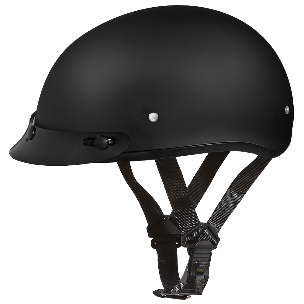 ece motorcycle helmet skullcap Daytona Skull Cap - Dull Black