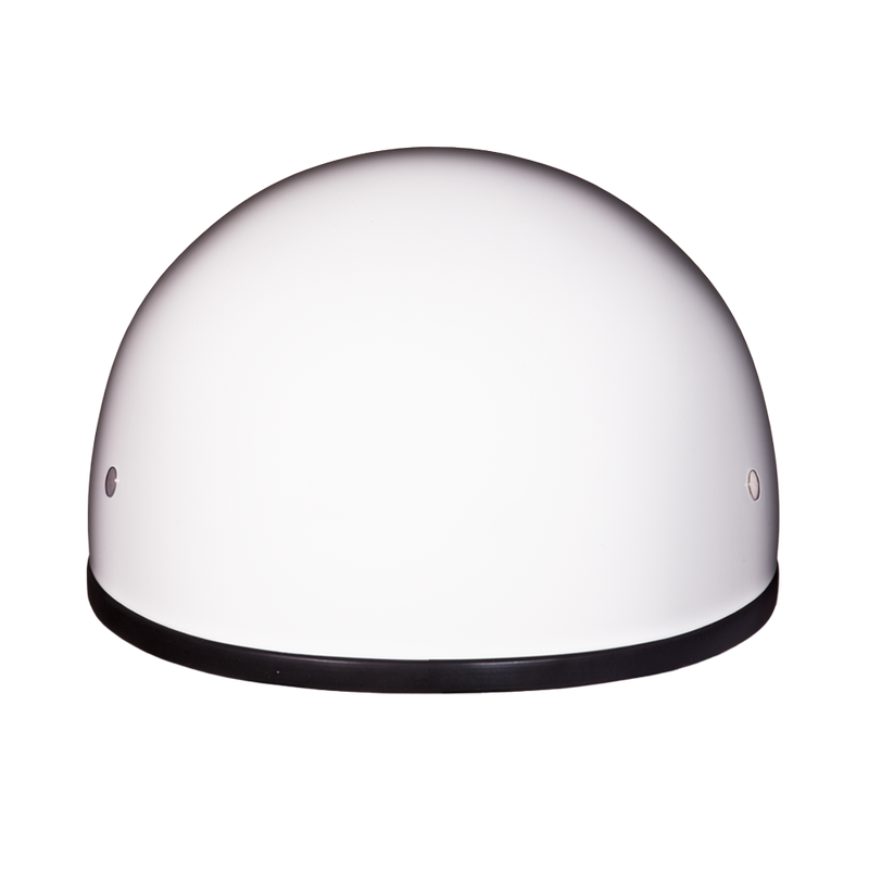 Load image into Gallery viewer, DOT Approved Daytona Skull Cap Half Shell Motorcycle Helmet - Beanie Style for Motorcycles, Cruisers, Scooters, and Mopeds W/O Visor- Hi-Gloss White