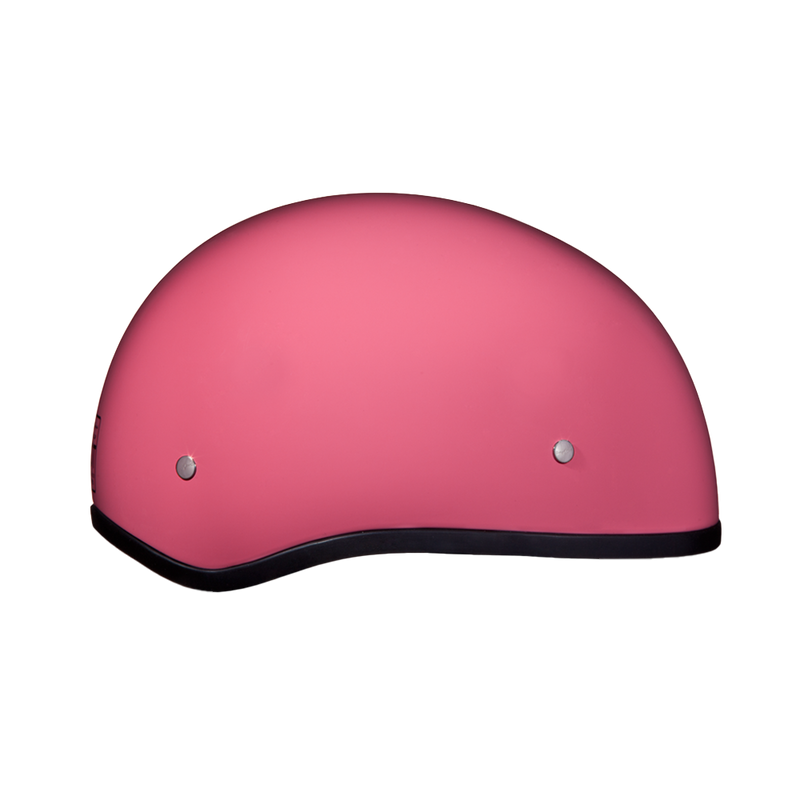 Load image into Gallery viewer, DOT Approved Daytona Skull Cap Half Shell Motorcycle Helmet - Beanie Style for Motorcycles, Cruisers, Scooters, and Mopeds W/O Visor- Hi-Gloss Pink