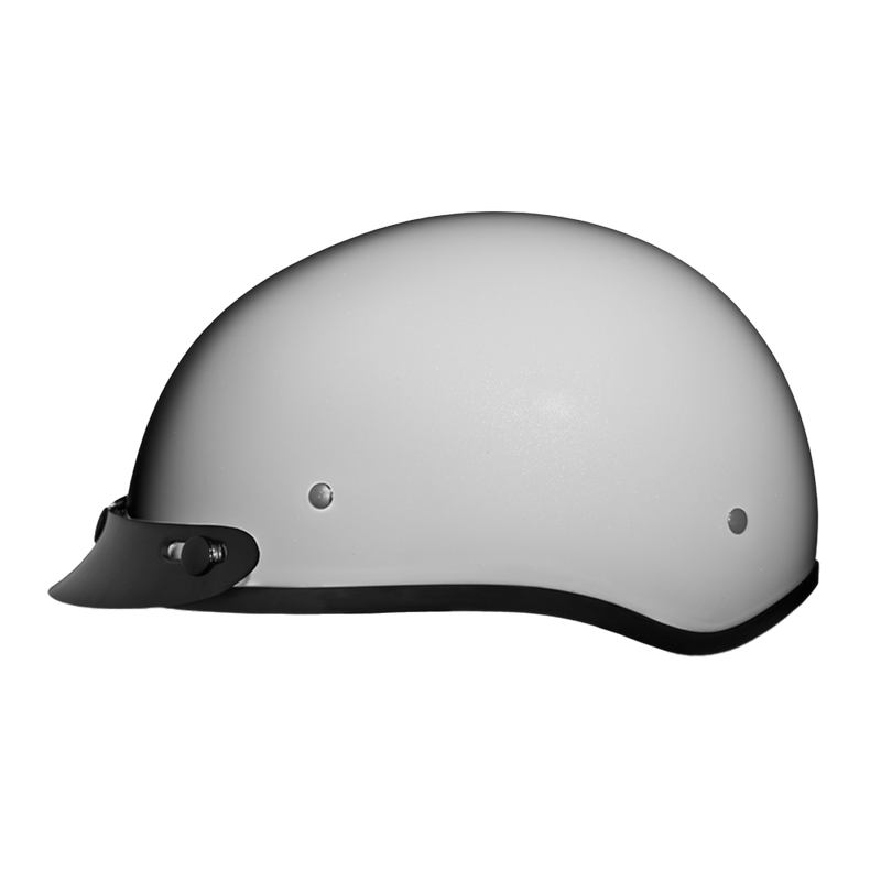 Load image into Gallery viewer, DOT Approved Daytona Skull Cap Half Shell Motorcycle Helmet - Beanie Style for Motorcycles, Cruisers, Scooters, and Mopeds - Pearl White