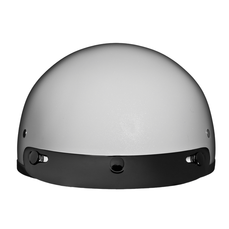 Load image into Gallery viewer, DOT Approved Daytona Skull Cap Half Shell Motorcycle Helmet - Beanie Style for Motorcycles, Cruisers, Scooters, and Mopeds - Pearl White