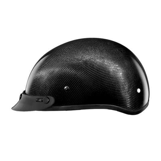 D.O.T. DAYTONA SKULL CAP- GREY CARBON FIBER