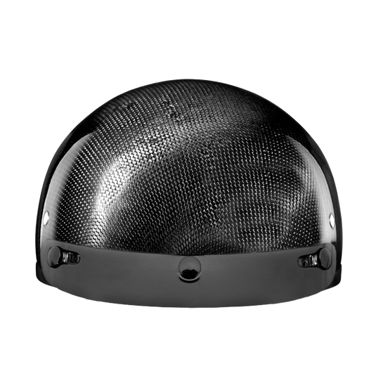D.O.T. DAYTONA SKULL CAP- GREY CARBON FIBER