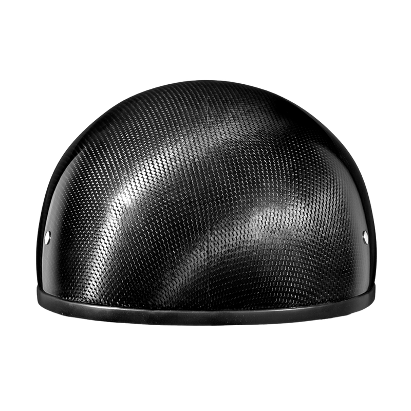 Load image into Gallery viewer, D.O.T. Daytona Skull Cap W/O Visor- Grey Carbon Fiber