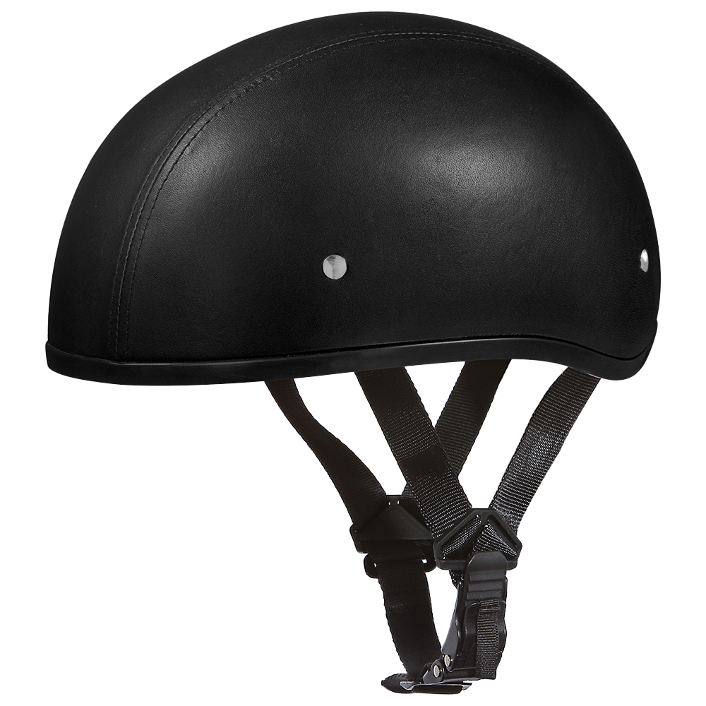D.O.T. Daytona Skull Cap W/O Visor- Leather Covered – Daytona Helmets D.O.T. Daytona Skull Cap W/O Visor- Leather Covered – Daytona Helmets