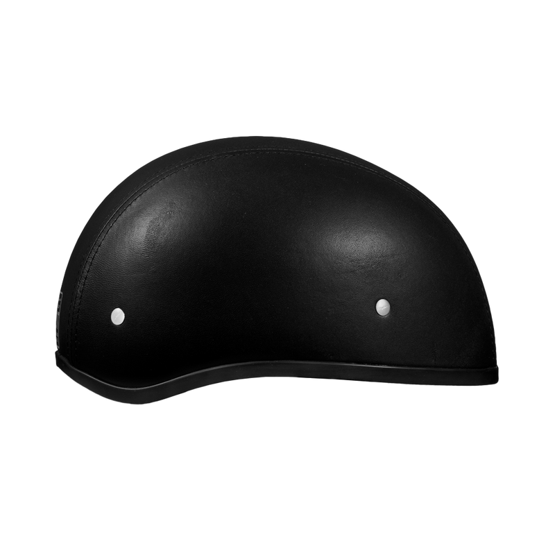 Load image into Gallery viewer, D.O.T. Daytona Skull Cap W/O Visor- Leather Covered
