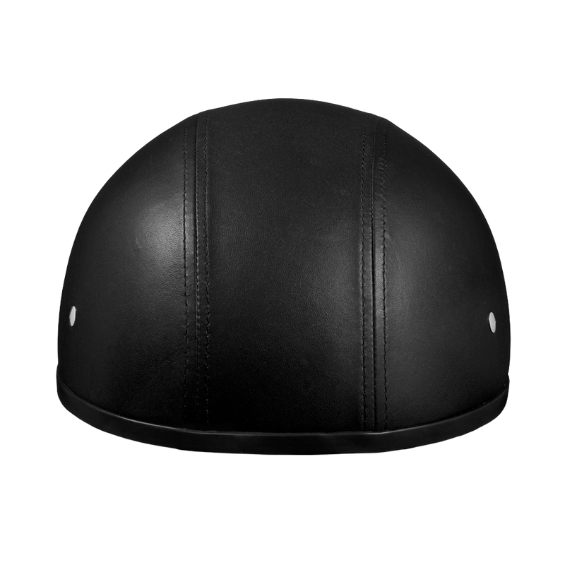 Load image into Gallery viewer, D.O.T. Daytona Skull Cap W/O Visor- Leather Covered
