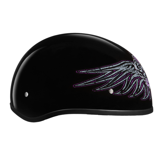 D.O.T. DAYTONA SKULL CAP- W/ BARBED WIRE HEART