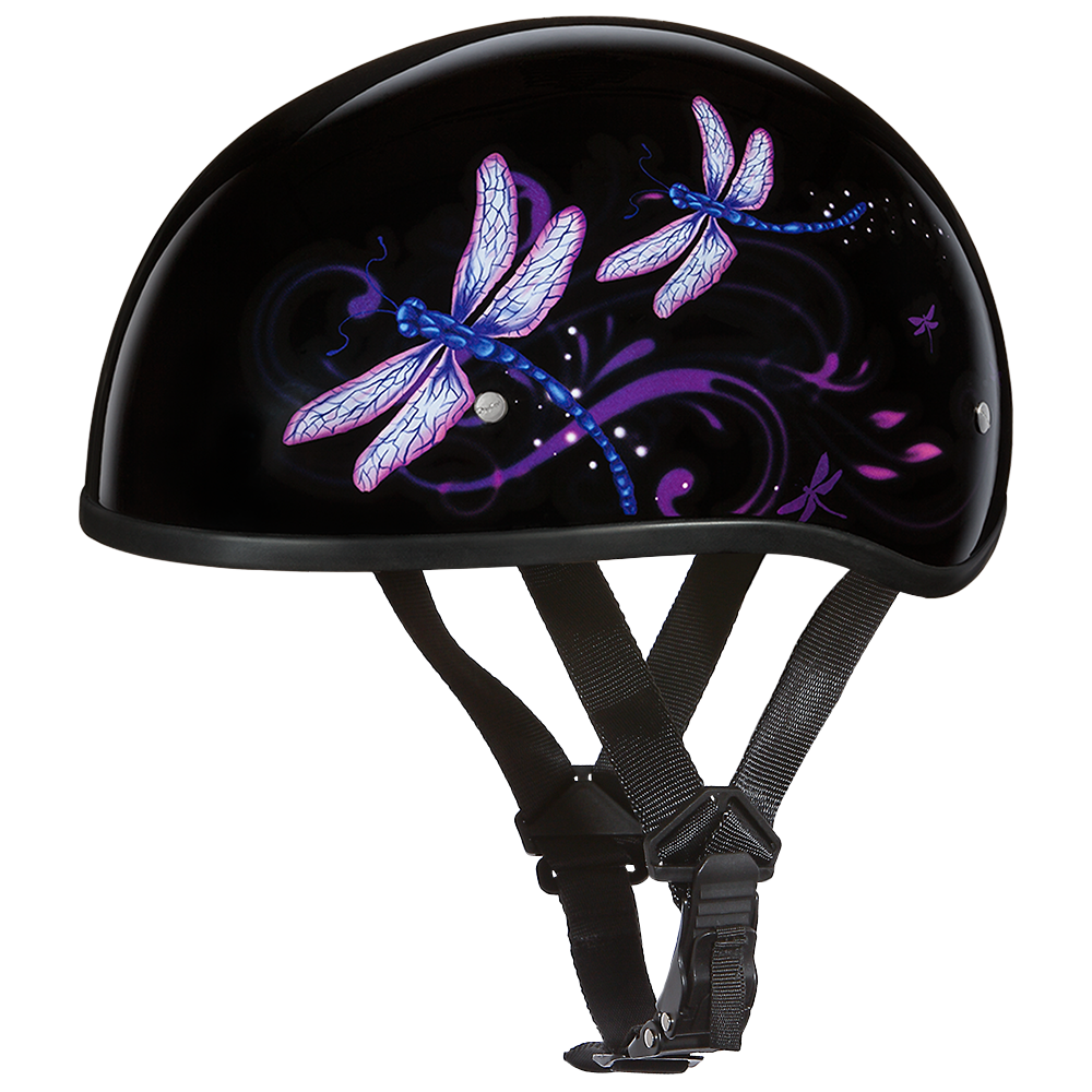 Daytona Dragonfly Skull Cap Half Helmet