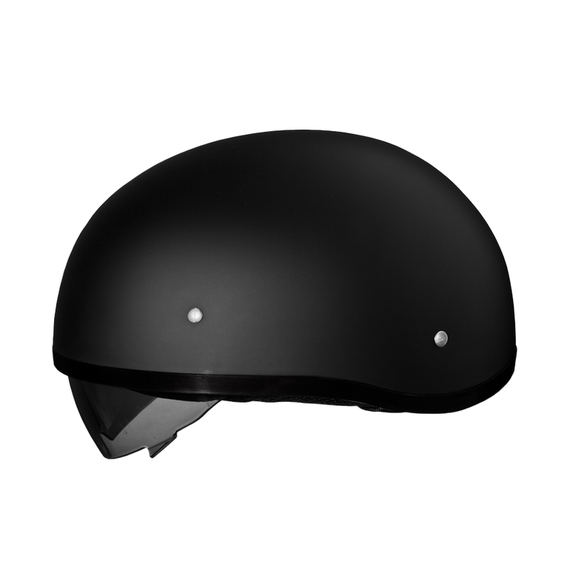 Load image into Gallery viewer, D.O.T. Daytona Skull Cap W/ Inner Shield- Dull Black