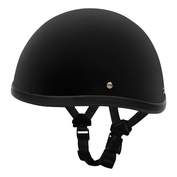Novelty Smokey W/O Snaps- Dull Black – Daytona Helmets