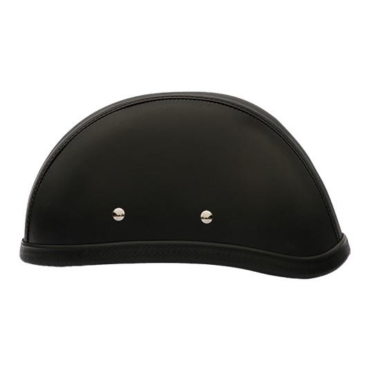 Daytona Helmets Skull Cap Motorcycle Helmet - Eagle Design In Dull Black (Matte Finish)