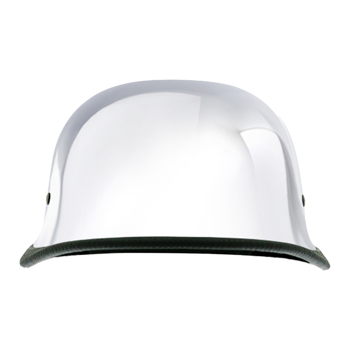 thumbnail image 2 of Daytona German Novelty Motorcycle Helmet - REAL CHROME Finish, All Sizes 2 of 6