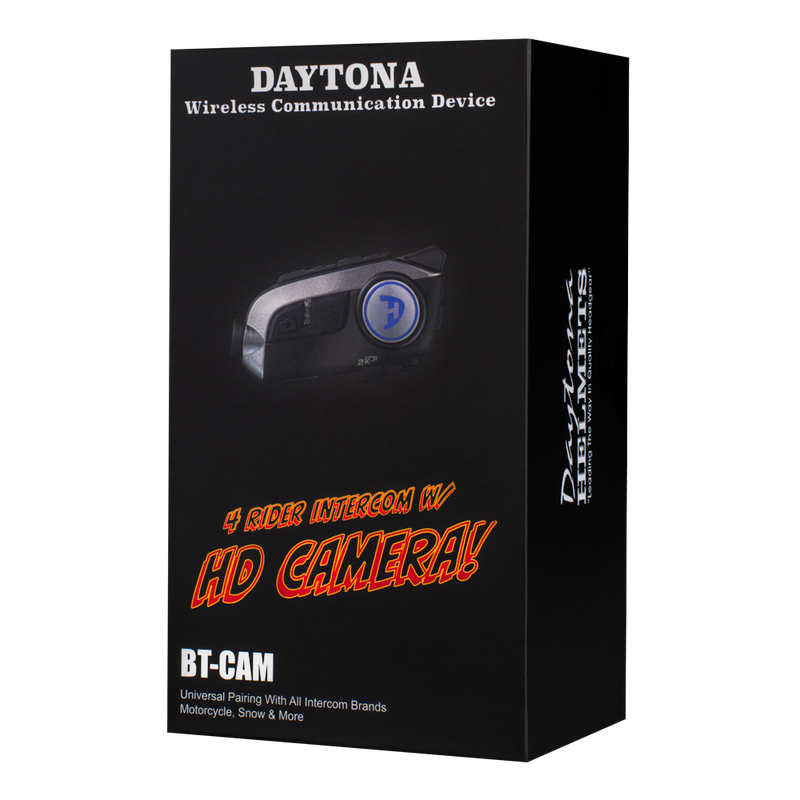 Load image into Gallery viewer, Daytona Helmets Motorcycle Bluetooth Headset - Motorcycle Communication System For All Types of Helmets - Cam
