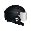 Daytona Carver Ski Helmet - Adjustable Ski Helmet for Men, Women & Youth - Dull Black with Anti-Fog Visor