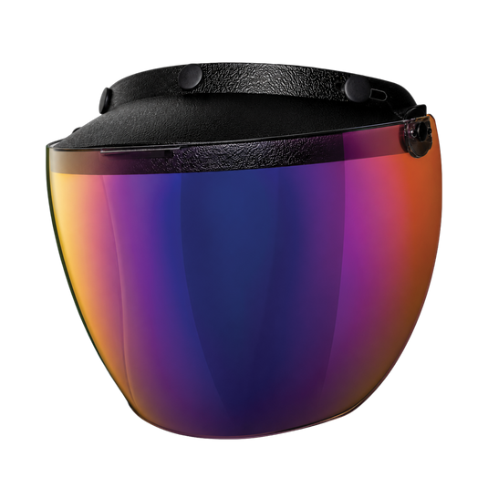 FLIP UP VISOR- RAINBOW