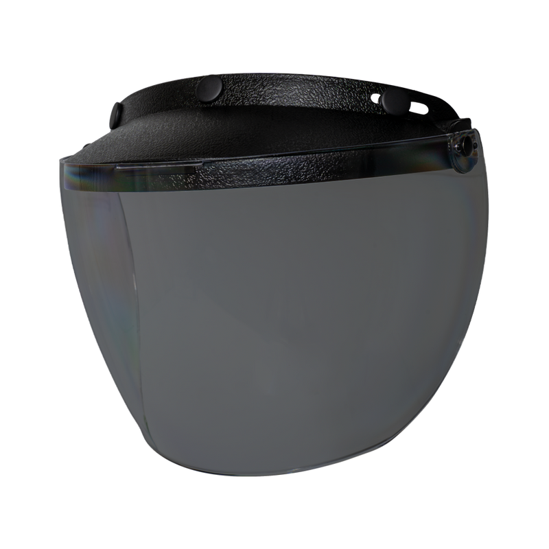 flip up face shield for motorcycle helmet Flip Up Visor- Smoke – Daytona Helmets