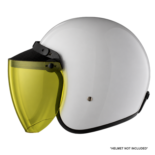 Daytona Flip Up Visor Shield Yellow