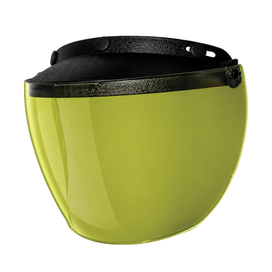 FLIP UP VISOR- YELLOW