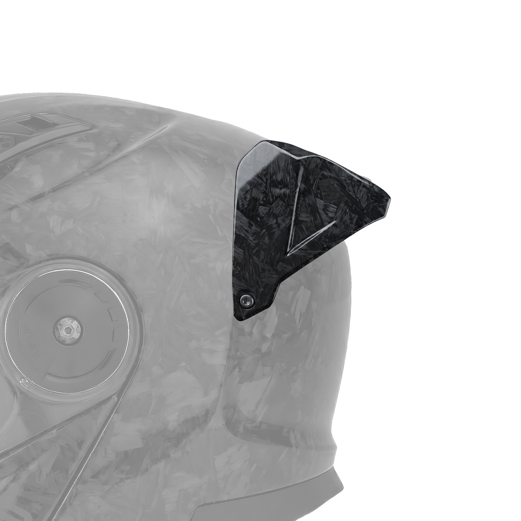 C6 Rear Spoiler- Forged Grey Carbon Fiber – Daytona Helmets
