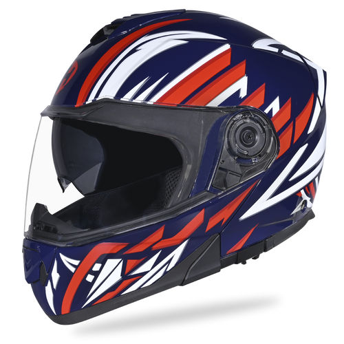 Daytona Glide Modular Motorcycle Helmet - DOT Approved, Bluetooth Ready, Dual Visor, Men/Women/Youth - W/ Liberty