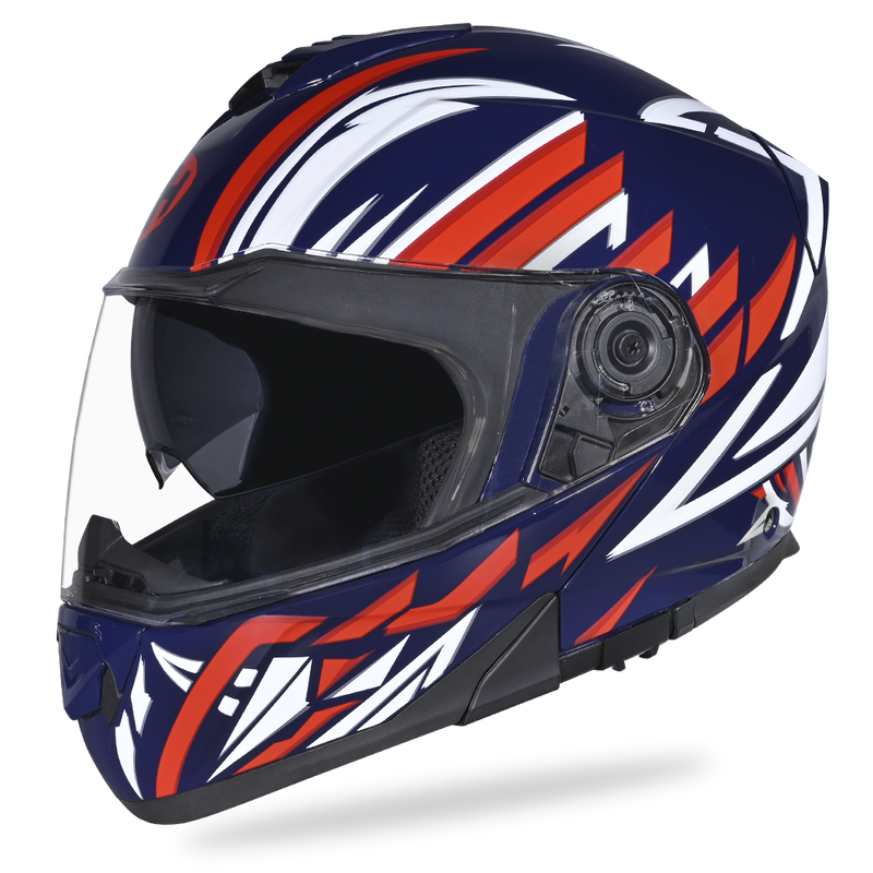 Load image into Gallery viewer, Daytona Glide Modular Motorcycle Helmet - DOT Approved, Bluetooth Ready, Dual Visor, Men/Women/Youth - W/ Liberty
