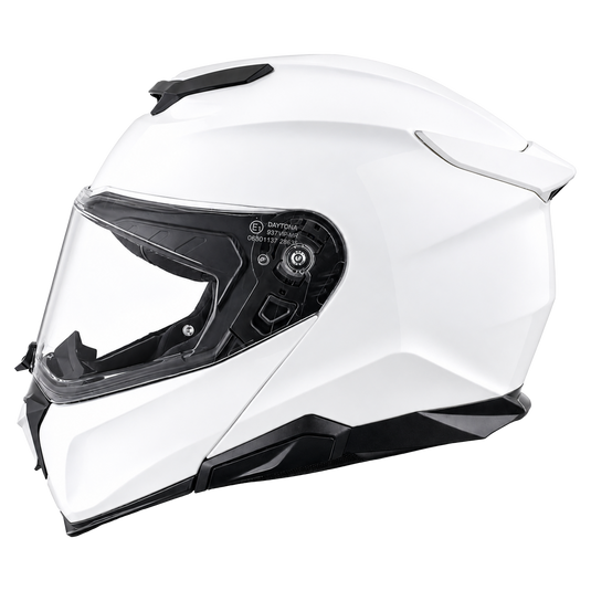 D.O.T. & ECE Daytona Legacy- Hi-Gloss White XS