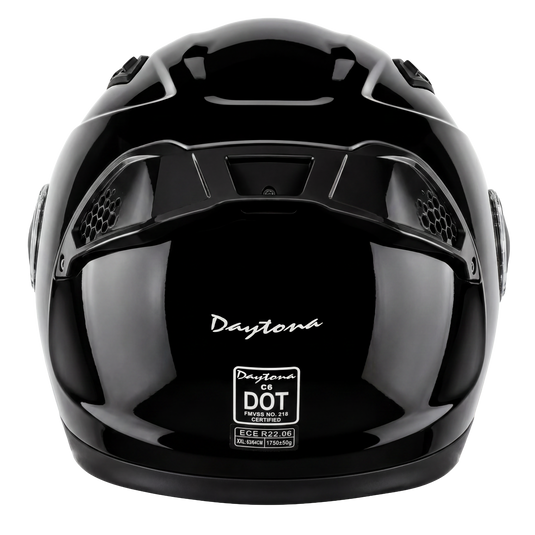 D.O.T. & ECE Daytona C6- Hi-Gloss Black