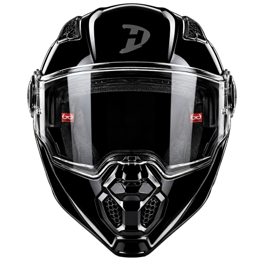 D.O.T. & ECE Daytona C6- Hi-Gloss Black