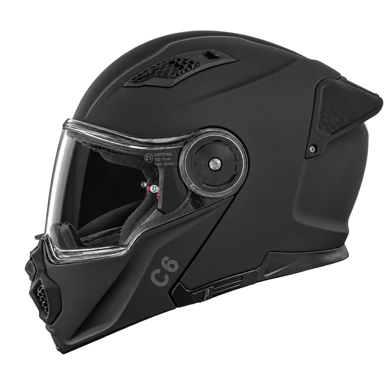 Load image into Gallery viewer, D.O.T. &amp; ECE Daytona C6- Dull Black
