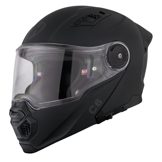 D.O.T. & ECE Daytona C6- Dull Black XS