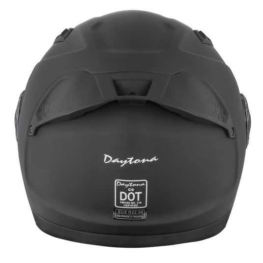 D.O.T. & ECE Daytona C6- Dull Black