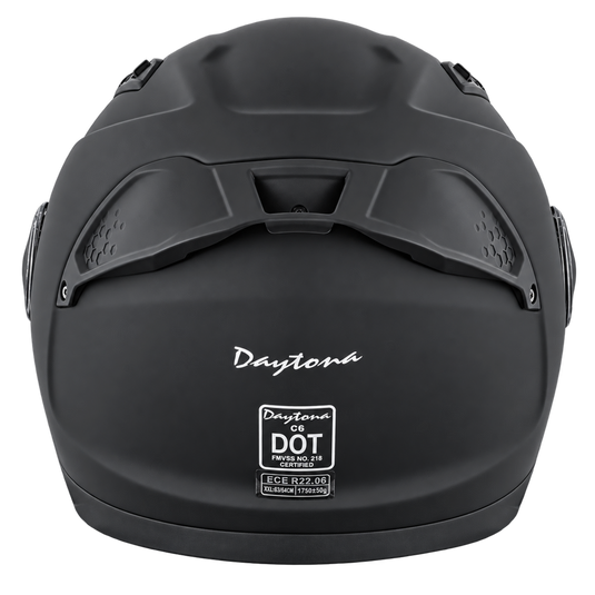 D.O.T. & ECE Daytona C6- Dull Black