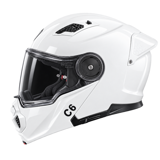 D.O.T. & ECE Daytona C6- Hi-Gloss White