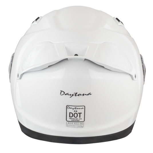 D.O.T. & ECE Daytona C6- Hi-Gloss White