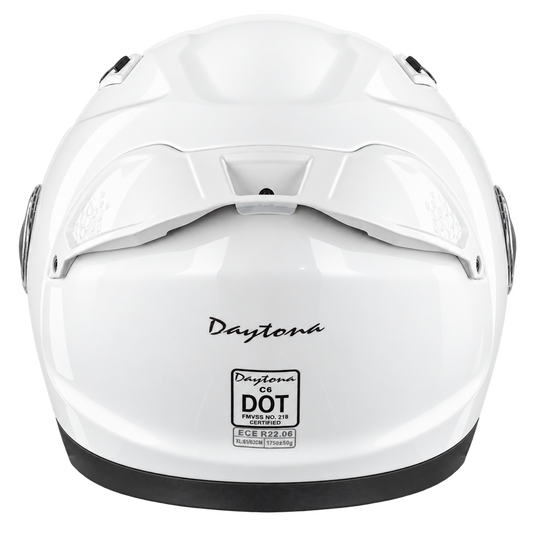 D.O.T. & ECE Daytona C6- Hi-Gloss White