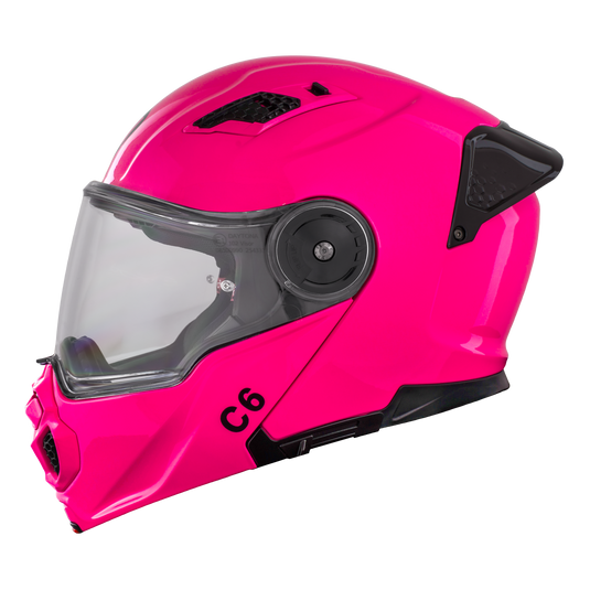 D.O.T. & ECE Daytona C6- Hi-Gloss Pink – Daytona Helmets D.O.T. & ECE Daytona C6- Hi-Gloss Pink – Daytona Helmets