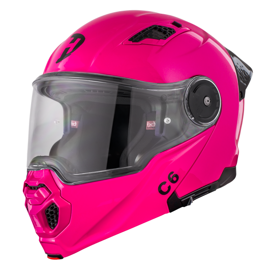 dot vented pink boneyard motorcycle helmet D.O.T. & ECE Daytona C6- Hi-Gloss Pink – Daytona Helmets