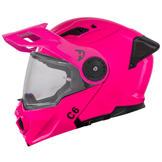 115pink pink dot german motorcycle helmet D.O.T. & ECE Daytona C6- Hi-Gloss Pink – Daytona Helmets