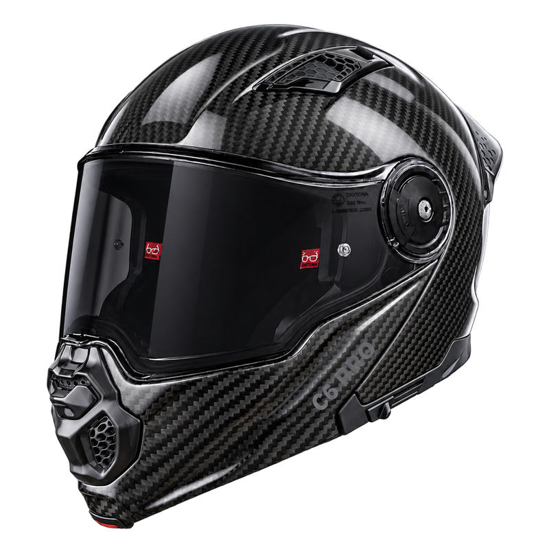 Load image into Gallery viewer, D.O.T. &amp; ECE Daytona C6 PRO- Grey Carbon Fiber
