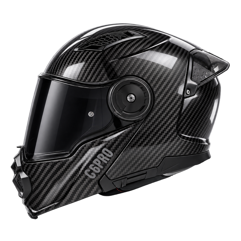 Load image into Gallery viewer, D.O.T. &amp; ECE Daytona C6 PRO- Grey Carbon Fiber
