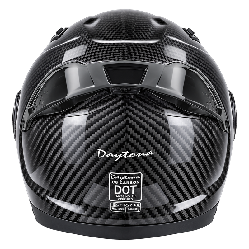Load image into Gallery viewer, D.O.T. &amp; ECE Daytona C6 PRO- Grey Carbon Fiber
