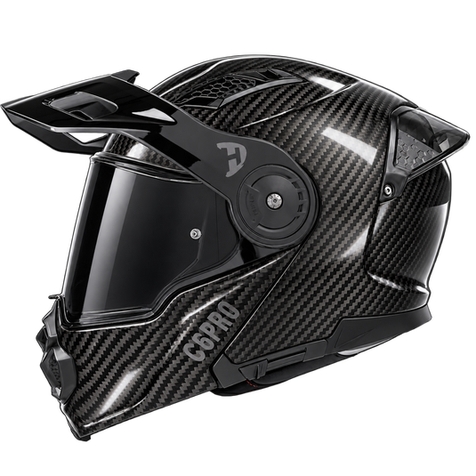 D.O.T. & ECE Daytona C6 PRO- Grey Carbon Fiber