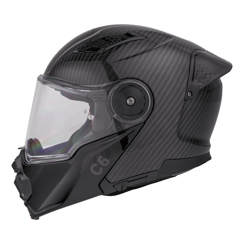 Load image into Gallery viewer, D.O.T. &amp; ECE Daytona C6- Grey Carbon Fiber

